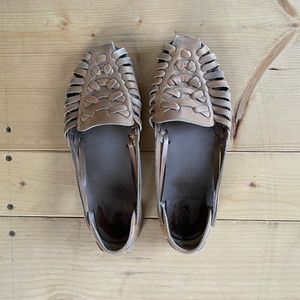 Nisolo Women's Huarache Sandal - almond, size 8